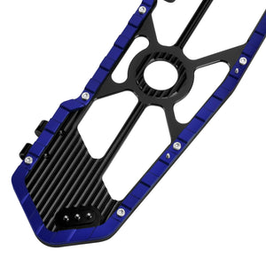 Rider Passenger Floorboards Set For Harley Touring Dyna - Blue | HCmotorku