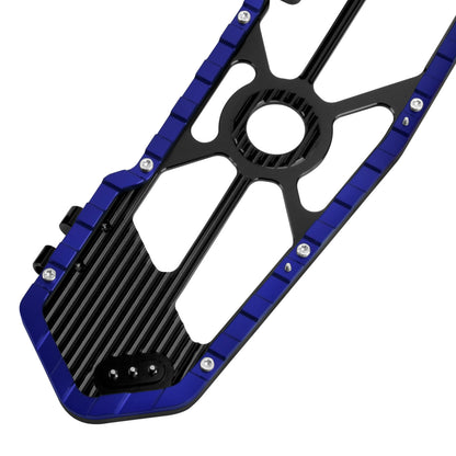 Rider Passenger Footboards Floorboards Footpegs Blue For Harley Touring Street Glide Road Glide | HCmotorku