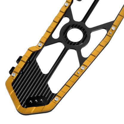 Rider Passenger Footboards Floorboards Footpegs Yellow For Harley Touring Street Glide Road Glide | HCmotorku
