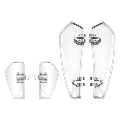 Phantom Rider Floorboards  Passenger Footboards Kit Chrome For Harley Touring 1984-2025 | HCmotorku
