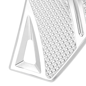 ZHPE0029_HCmotorku_Chrome Phantom Style Rider Passenger FloorBoards Footpegs Kit for Harley Touring ‘86-’25