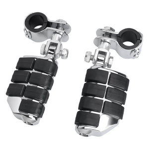 ZHPE0036 HCmotorku Anti-Vibration 1-1/4" Highway Foot Pegs for Harley Indian Honda