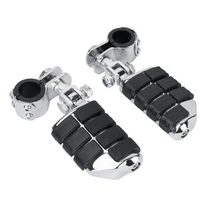 ZHPE0036 HCmotorku Anti-Vibration 1-1/4" Highway Foot Pegs for Harley Indian Honda