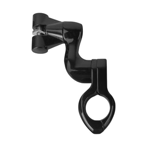 ZHPE0037 HCmotorku Universal Heavy Duty 1-1/4” Black Highway Pegs & Support Mount Fits Harley