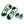ZHPE0038 green footboards set