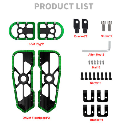 ZHPE0038 green footboards  set product list