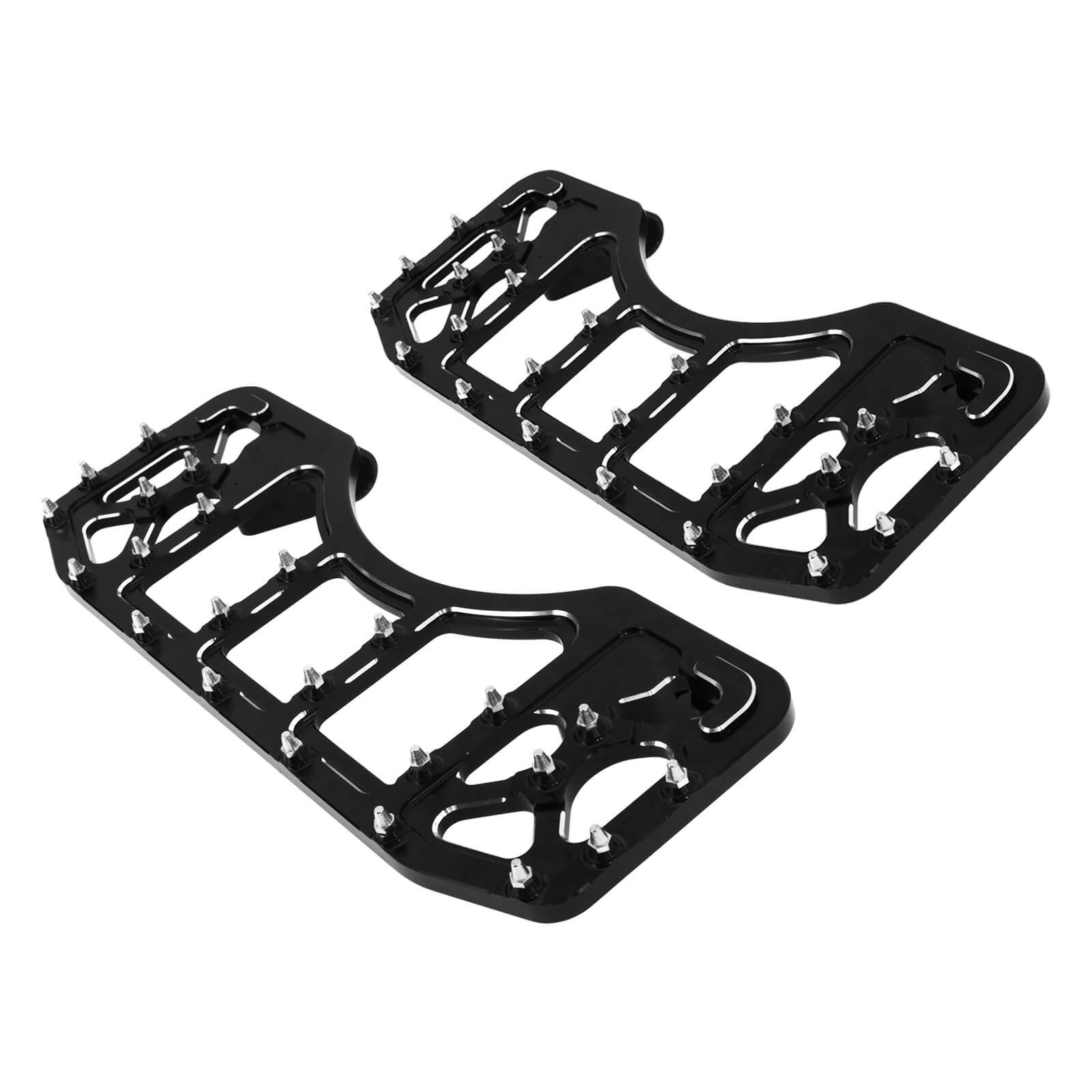 ZHPE0040 HCmotorku Mx Style Floorboards kit Black Fit For Harley Touring Softail