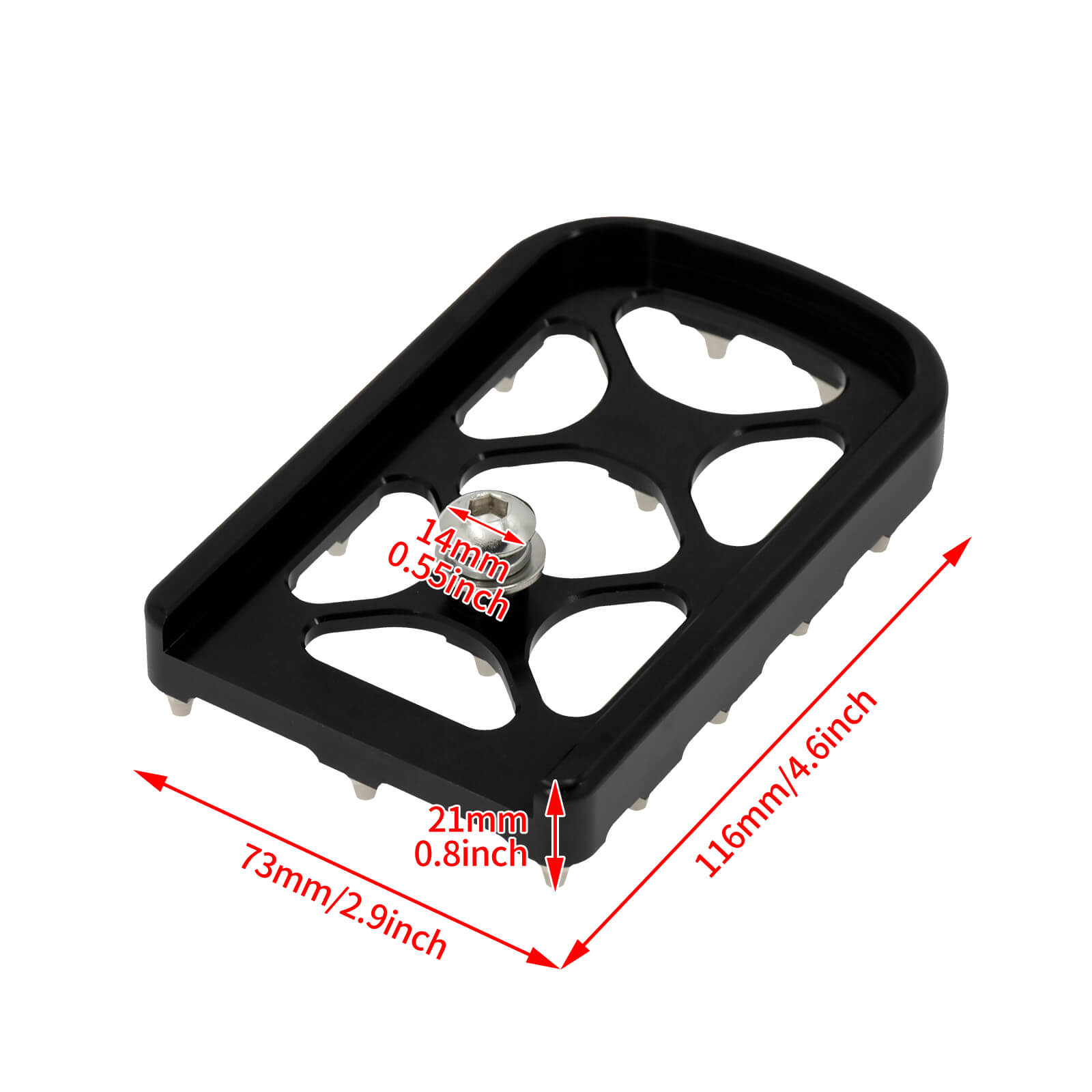 ZHPE0040 HCmotorku Mx Style Floorboards Shifter Pegs Brake Pedal Cover Kit Black Fit For Harley Touring Softail Size