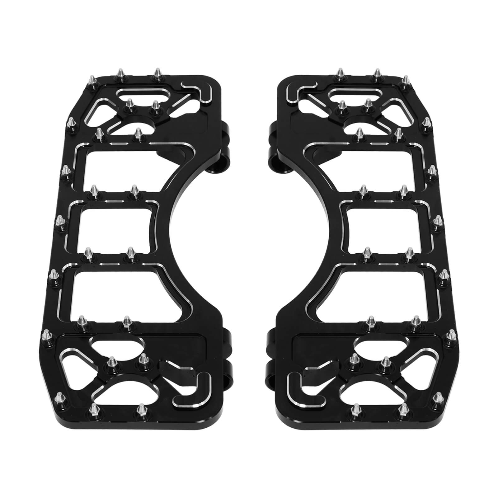 ZHPE0040 HCmotorku Mx Style Floorboards Kit Black Fit For Harley Touring Softail