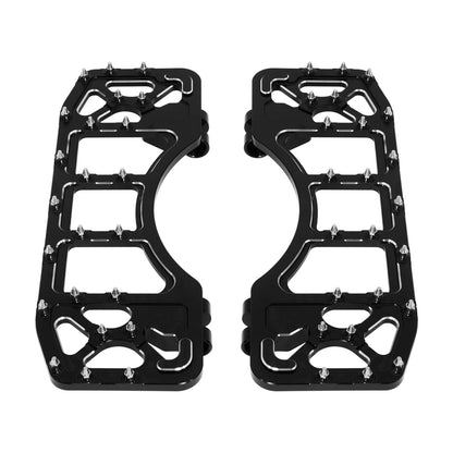 ZHPE0040 HCmotorku Mx Style Floorboards Kit Black Fit For Harley Touring Softail