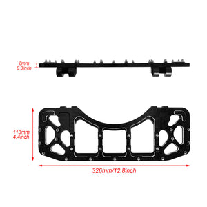 ZHPE0040 HCmotorku Mx Style Floorboards Kit Black Fit For Harley Touring Softail Size