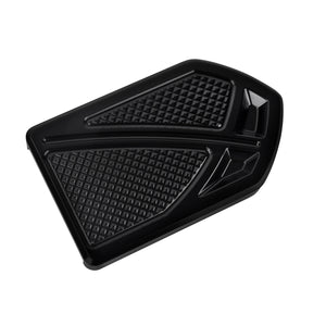 ZHPE0041_HCmotorku_ Black Phantom Rider Passenger Footpegs FloorBoards Brake Pedal Kit for Harley Touring Dyna