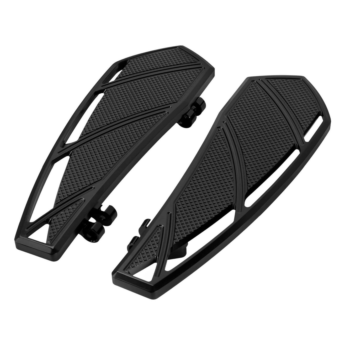 ZHPE0041_HCmotorku_Black Phantom Rider Passenger Footpegs FloorBoards Brake Pedal Kit for Harley Touring Dyna
