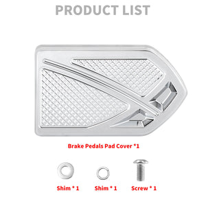ZHPE0042_HCmotorku_Chrome Phantom  Footpegs FloorBoards Brake Pedal Kit for Harley Touring Dyna Product List