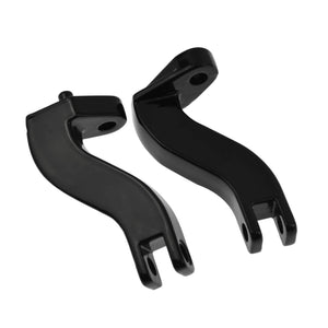 ZHPE0043 HCmotorku Rider Passenger Footboards Shifter Brake Pedal Levers Kit-Black  for Harley Softail FLSTC FLSTF FLSTN ‘86-’17 Touring Street Glide Road Glide ’14-’25