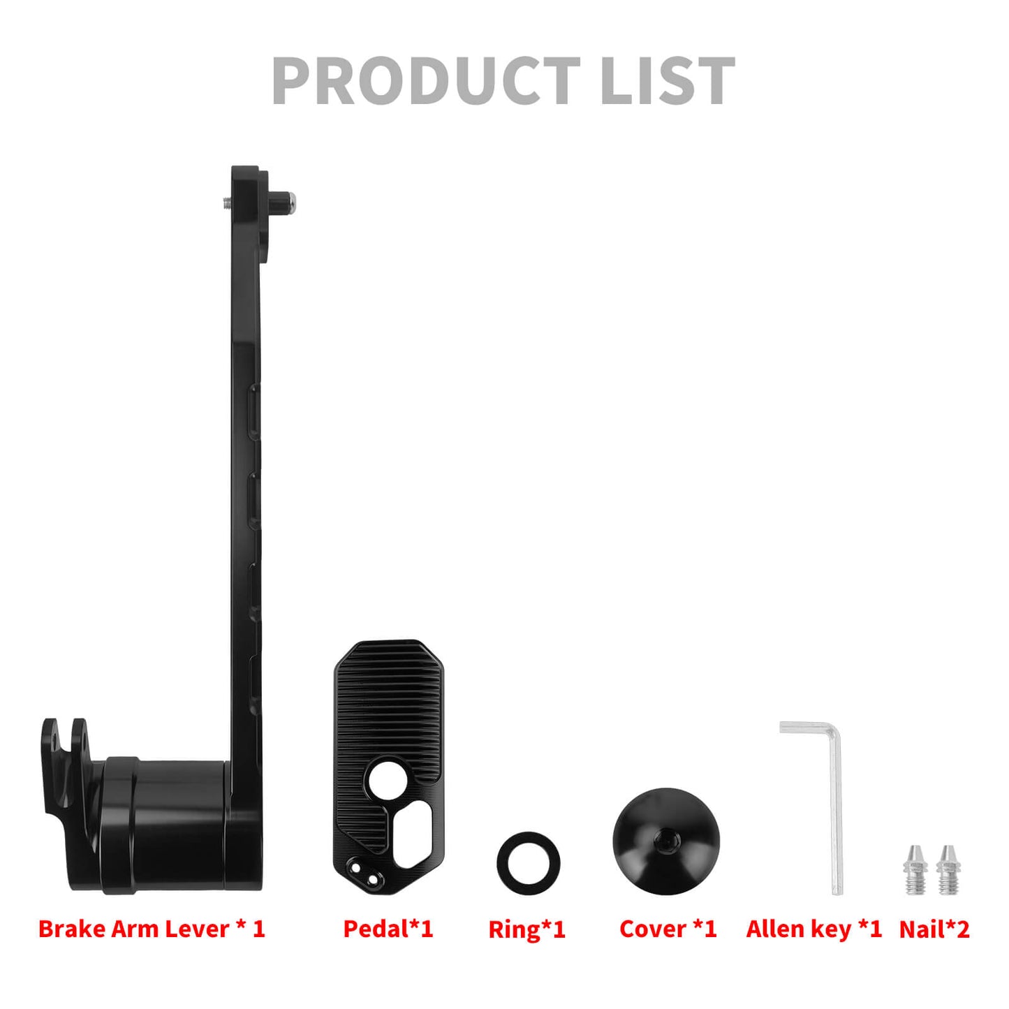 ZHPE0044 HCmotorku Black Front Rear Floorboards Brake Shifter Pedal Levers Kit for Harley Softail FLSTC FLSTF FLSTN ‘86-’17 Touring FLHR FLHT FLHX FLTR ’08-’13 Product List