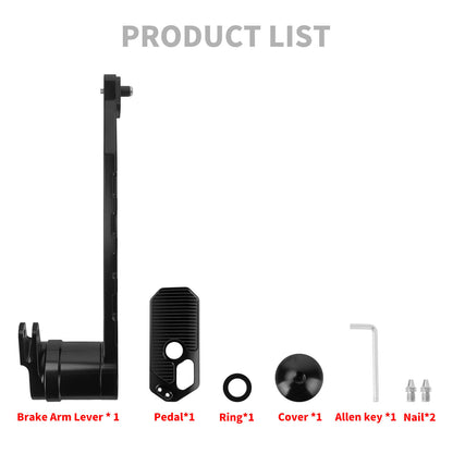 ZHPE0044 HCmotorku Black Front Rear Floorboards Brake Shifter Pedal Levers Kit for Harley Softail FLSTC FLSTF FLSTN ‘86-’17 Touring FLHR FLHT FLHX FLTR ’08-’13 Product List