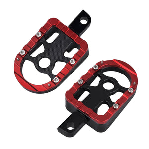 ZHPE0046 HCmotorku Rider Passenger Footboards Shifter Brake Pedal Levers Kit-Red for Harley Softail FLSTC FLSTF FLSTN ‘86-’17 Touring Street Glide Road Glide ’14-’25