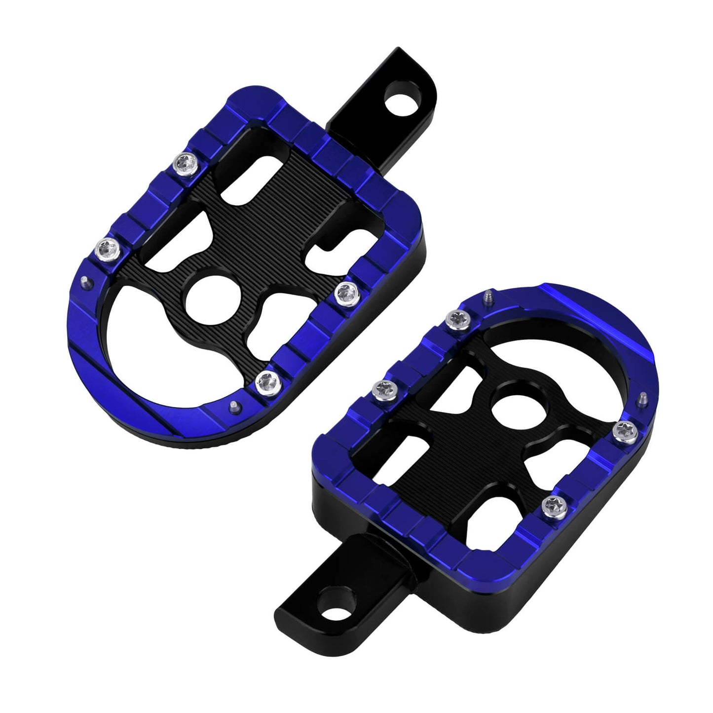 ZHPE0049 HCmotorku Blue Front Rear Floorboards Brake Shifter Pedal Levers Kit for Harley Softail FLSTC FLSTF FLSTN ‘86-’17 Touring FLHR FLHT FLHX FLTR ’08-’13