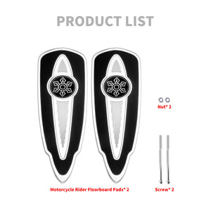 ZHPE0052 HCmotorku CNC Chrome Front Rear Floorboards Footboards Kit for Indian  Specific Pursuit, Challenger, Springfield, Chief, Chieftain, Roadmaster Models Product List