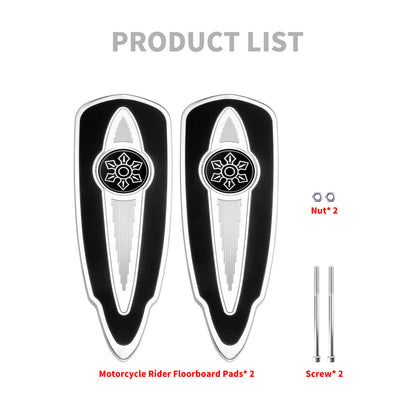 ZHPE0052 HCmotorku CNC Chrome Front Rear Floorboards Footboards Kit for Indian  Specific Pursuit, Challenger, Springfield, Chief, Chieftain, Roadmaster Models Product List