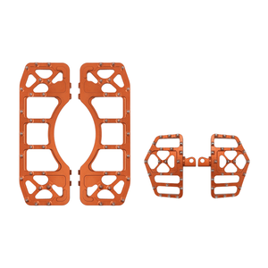 ZHPE0059 HCmotorku Front & Rear Floorboard Footboard Kit for Harley Softail Touring