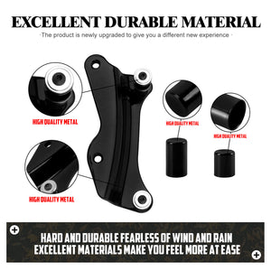 ZHTH0001-JG HCmotorku BlackDocking Hardware Mounting Bracket & Cover Kit For Harley Touring ‘14-Up