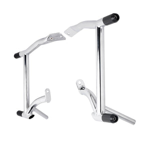 ZHTJ0002 hcmotorku Chrome Saddlebag Guard Crash Bars For Harley Touring