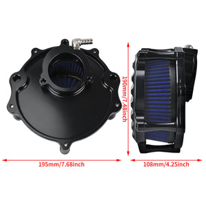High Flow Stripe Air Cleaner Kit for Harley '23-'25 Touring CVO丨HCmotorku