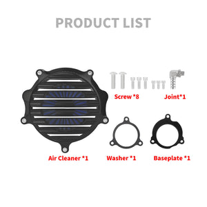 High Flow Stripe Air Cleaner Kit for Harley '23-'25 Touring CVO丨HCmotorku
