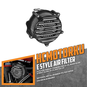 High Flow Stripe Air Cleaner Kit for Harley '23-'25 Touring CVO丨HCmotorku