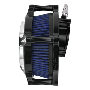 CNC Aluminum Air Cleaner Blue Filter for Harley Touring Softail 2023-2025 | HCmotorku