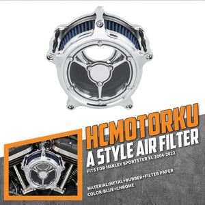 CNC Air Filter Intake System Kit for Harley Sportster XL 2004-2022 | HCmotorku