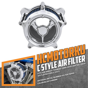 Air Cleaner System Kit for Harley Touring 2008-2016 Dyna 2016-2017 | HCmotorku
