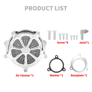 Chrome High Flow Air Cleaner for 2023-2025 Harley Touring CVO & Softail | HCmotorku