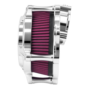 Billet Aluminum Air Cleaner w/Red Filter for Harley Touring '23-'26 | HCmotorku