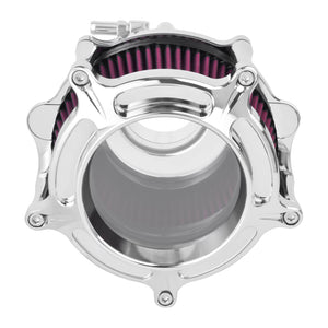 Billet Aluminum Air Cleaner w/Red Filter for Harley Touring '23-'26 | HCmotorku