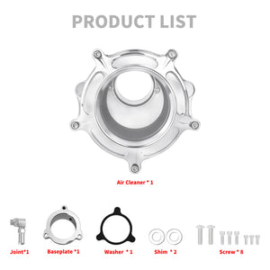 Billet Aluminum Air Cleaner w/Red Filter for Harley Touring '23-'26 | HCmotorku