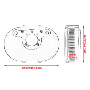Oval-Profile Air Cleaner Kit for Harley Touring 2000-2007 | HCmotorku