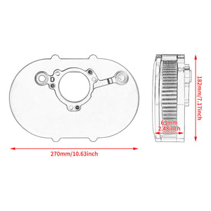 See-through Air Cleaner Filter for Harley M8 Touring 2017-2023 Softail 2018-2024 | HCmotorku
