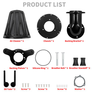 CNC Air Intake Air Filter for Harley Softail and Dyna 2000-2017 | HCmotorku