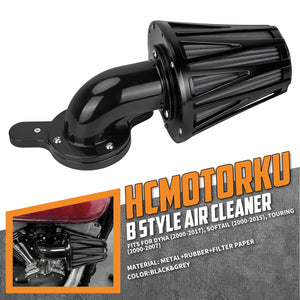 CNC Air Intake Air Filter for Harley Softail and Dyna 2000-2017 | HCmotorku