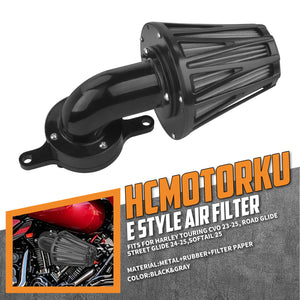 Heavy Breather CNC Air Intake Filter Kit for Harley Softail & Touring 2023-2025 | HCmotorku