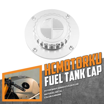 Fuel Tank Gas Cap CNC Filler Cover Chrome For BMW K1 K75 K100 K1100 1988-2006 | HCmotorku