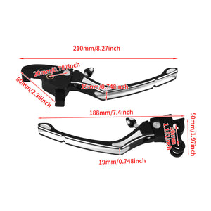 CNC Aluminum Hand Brake Clutch Levers for Harley Touring '23-'26 FLHX FLTRX | HCmotorku