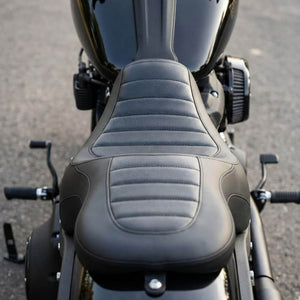 Step Up Driver Passanger Seat Stripe Black Fit For Harley Low Rider S 2018-2024 | HCmotorku