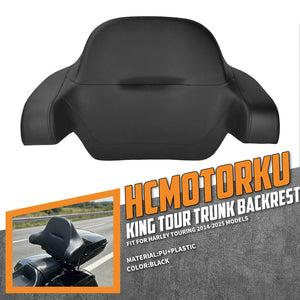 Ergonomic King Tour Trunk Passenger Backrest for Harley Touring '14-'25 | HCmotorku