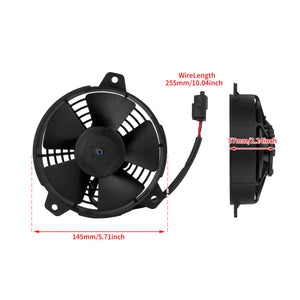 co001301 hcmotorku motorcycle radiator fan aprilia caponord etv1000 2003 black size