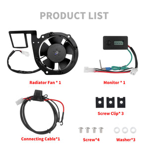 co001601 hcmotorku radiator cooling fan honda crf250x crf450x 2014 black product list
