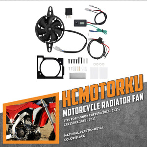 Digital Radiator Cooling Fan for Honda CRF250RX '18-'21 CRF250RX '19-'21 | HCmotorku